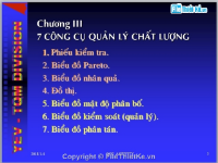 7 CÔNG  CỤ  QUẢN  LÝ  CHẤT  LƯỢNG,7 QUALITY CONTROL,VẼ BIÊU ĐÔ  TRONG EXEL